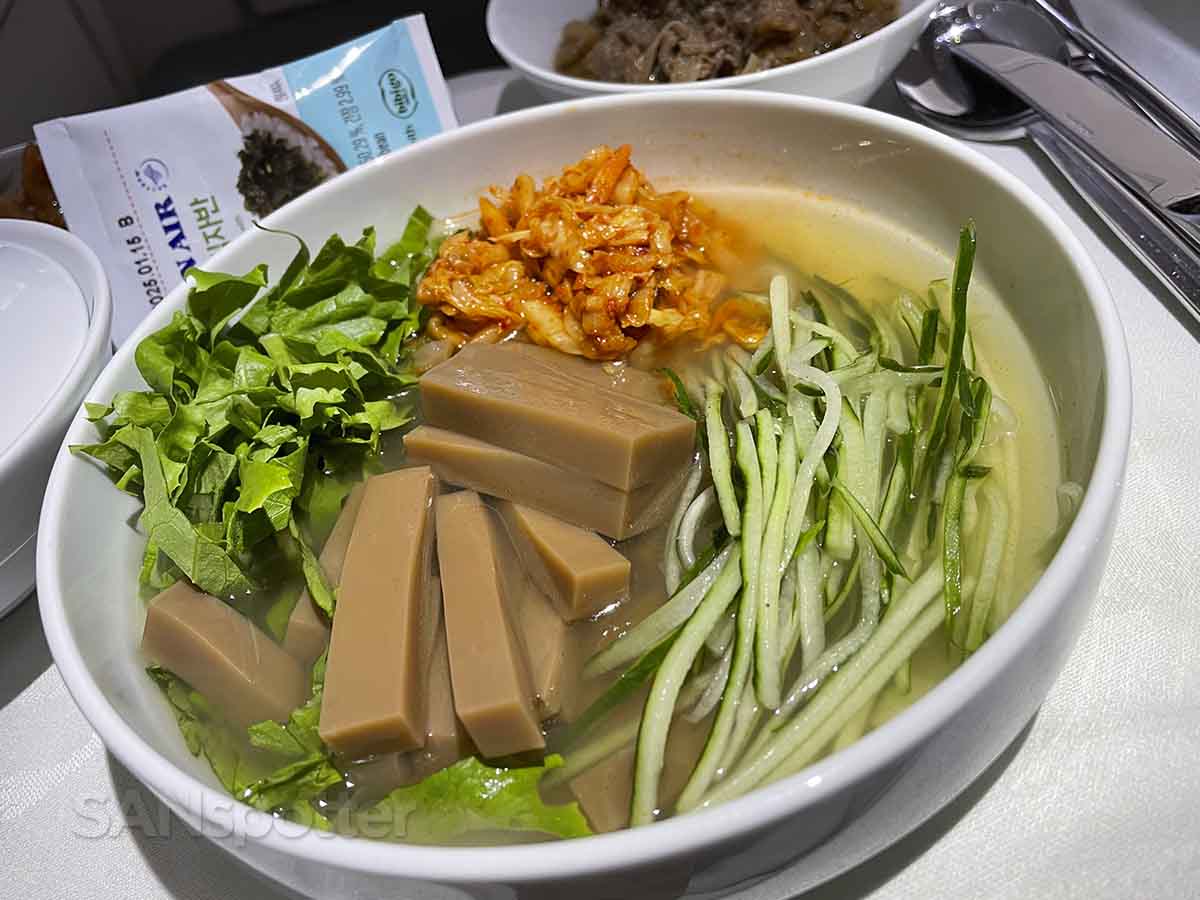 The Korean style main course