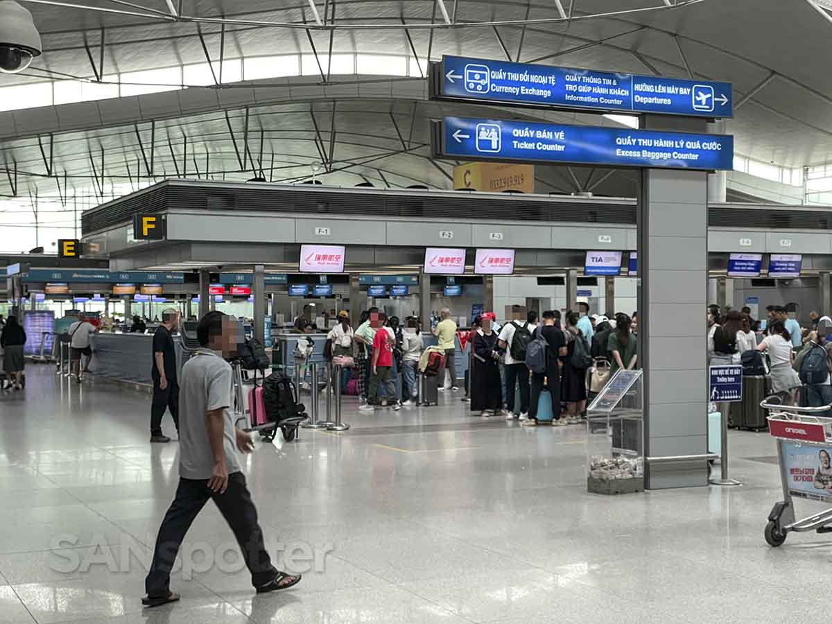 Ho Chi Minh city Airport ticketing hall