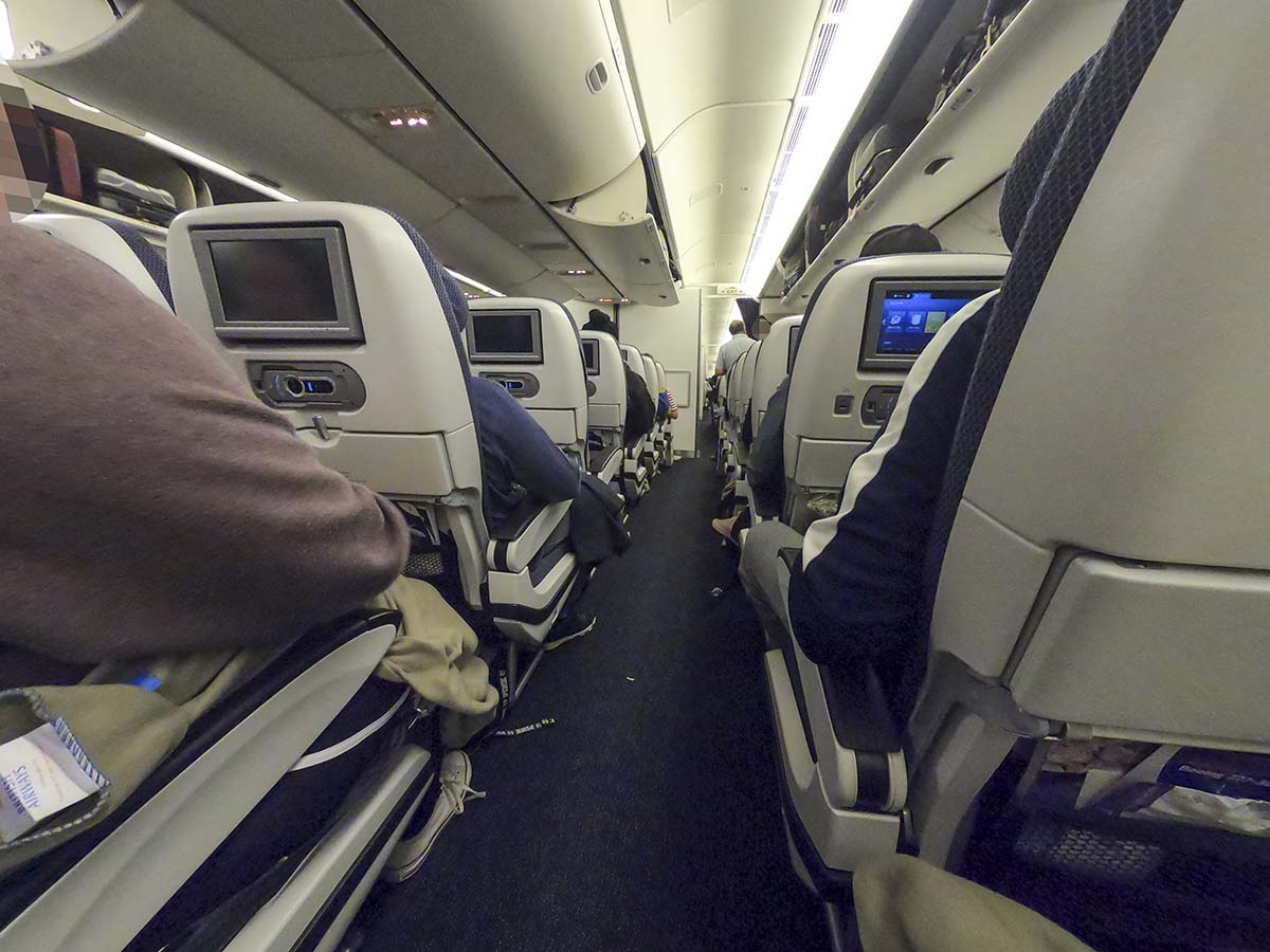 British Airways 777-300ER Economy Cabin