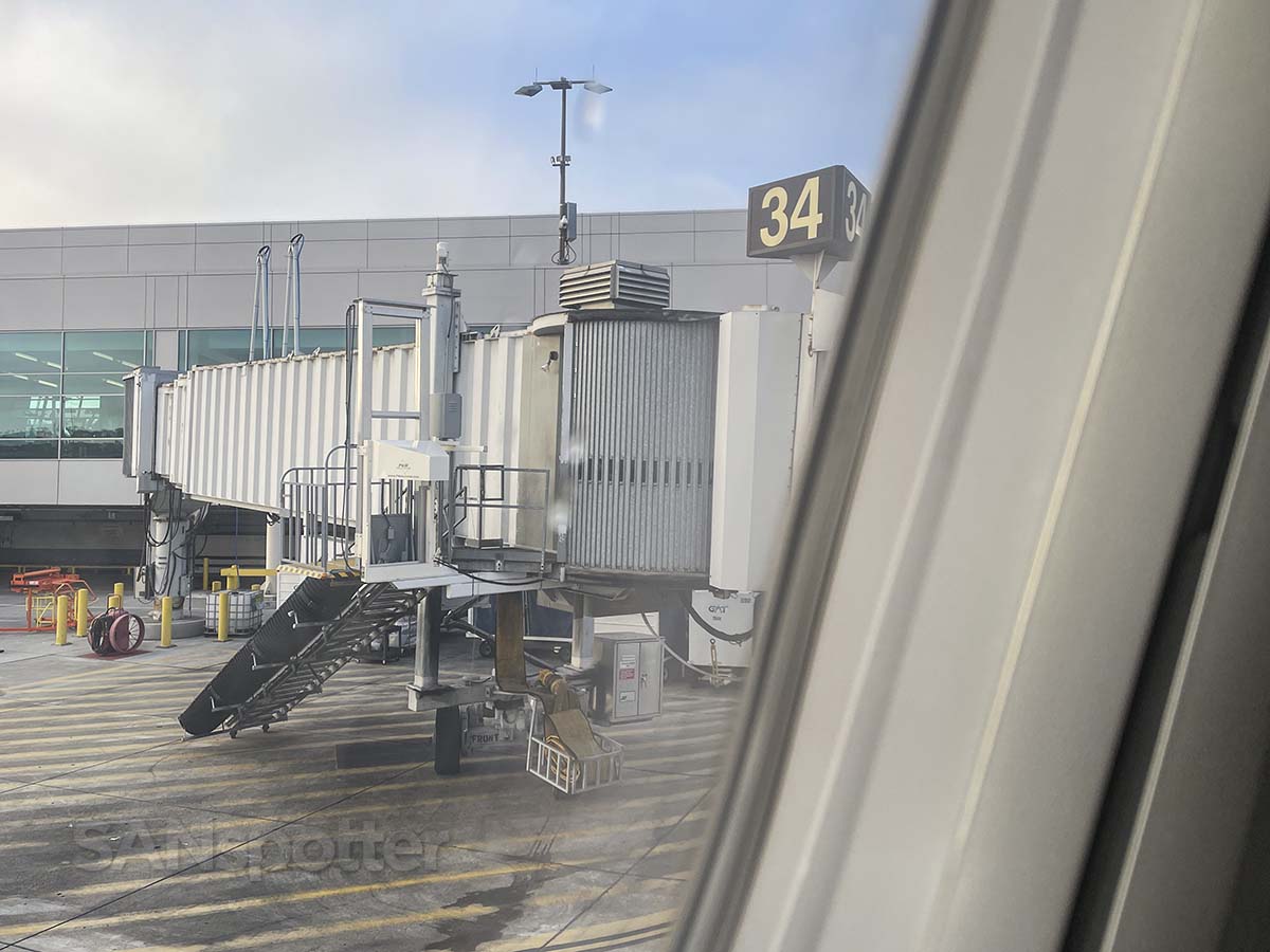 Gate 34 jet bridge San Diego airport
