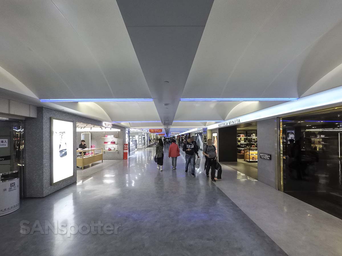 Terminal 1 shopping and duty-free area Taipei Taoyuan Airport