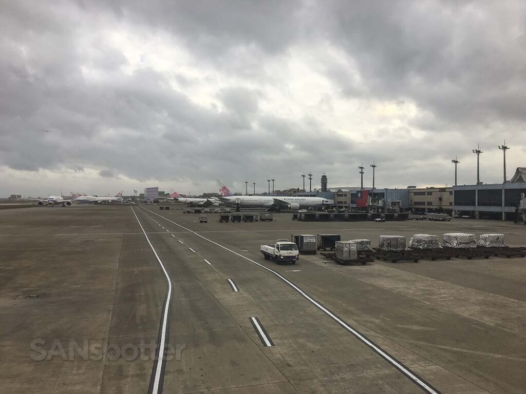 Pushing back from terminal 1 TPE