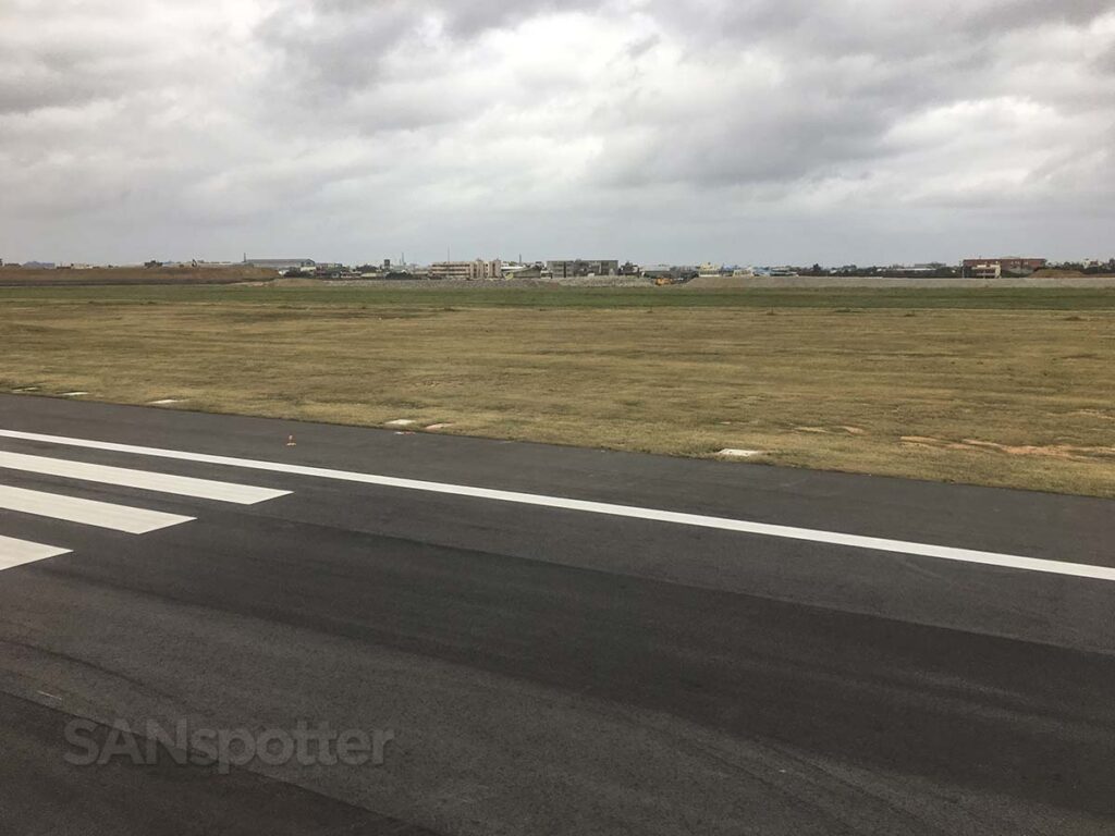 Rolling down runway for departure TPE