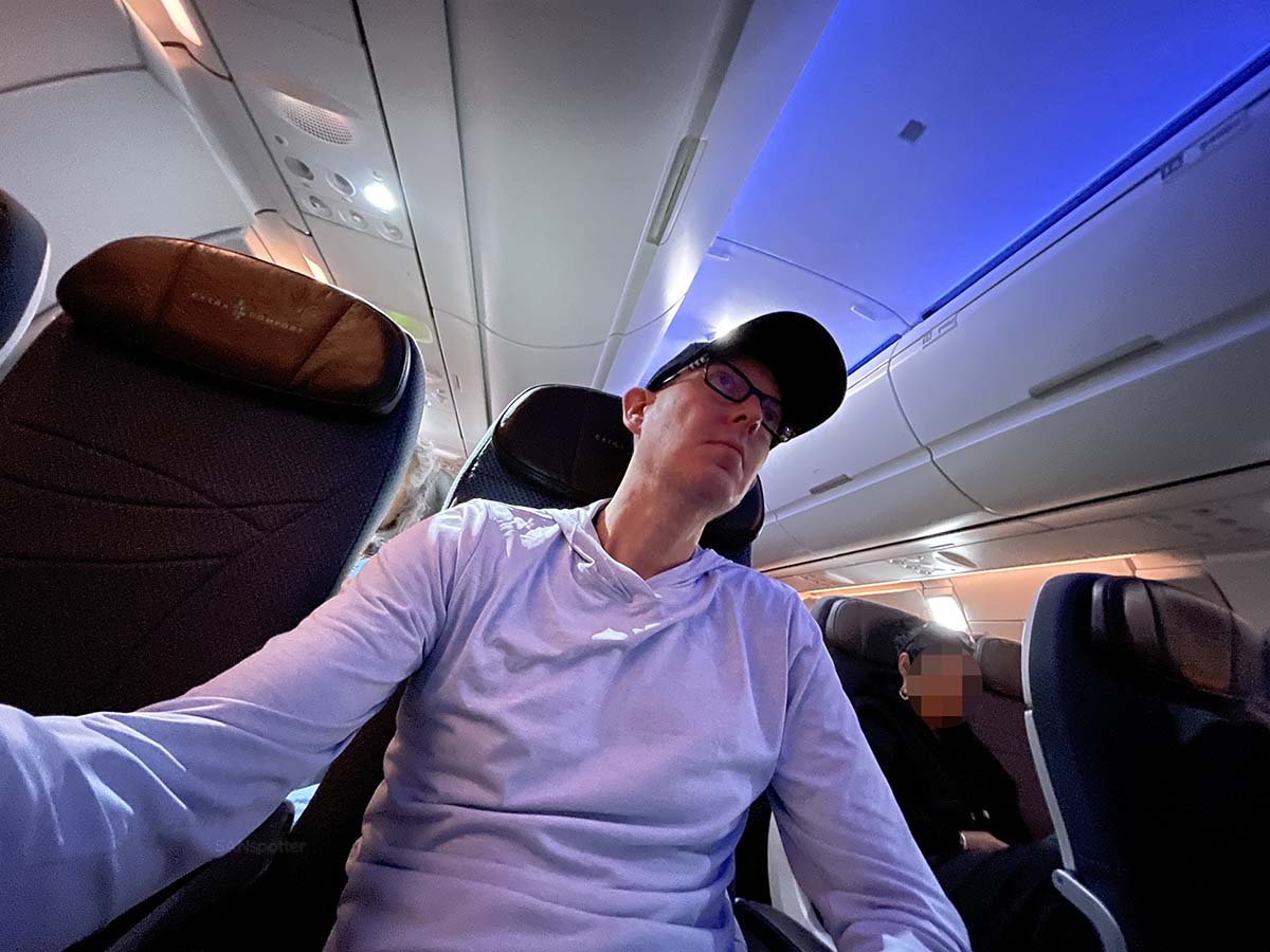SANspotter sitting in seat 14G Hawaiian Airlines A321neo