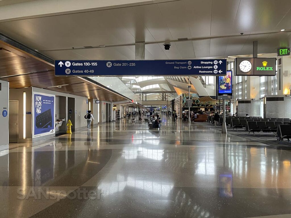 LAX international terminal interior