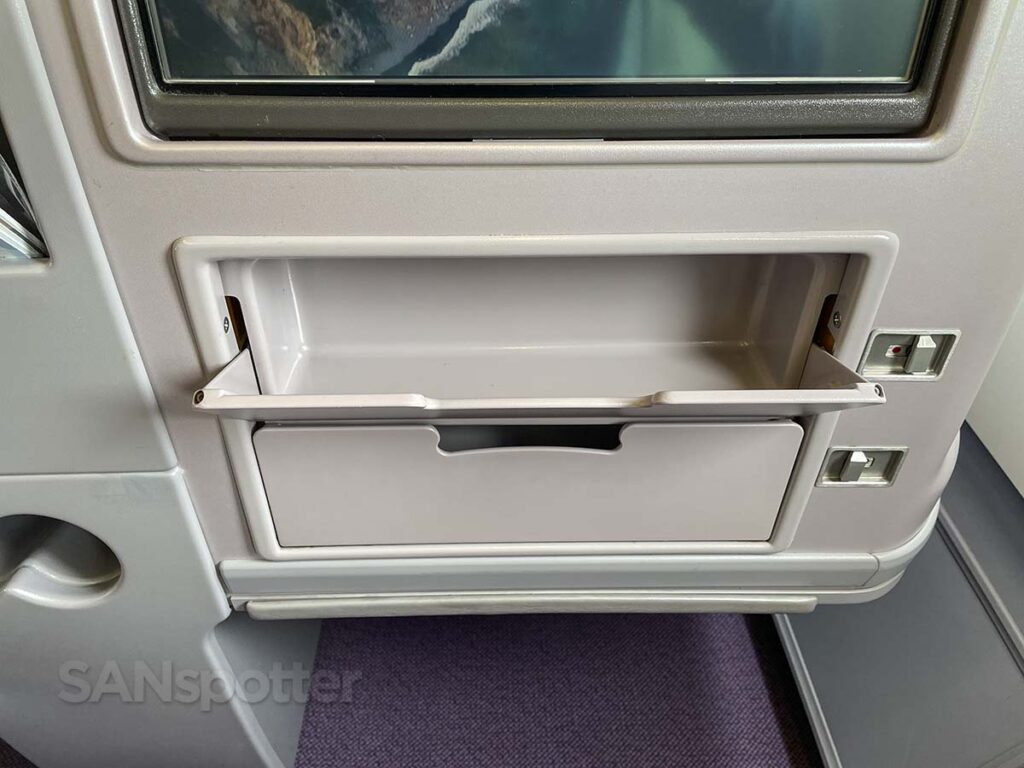 China Airlines A330-300 business class storage containers