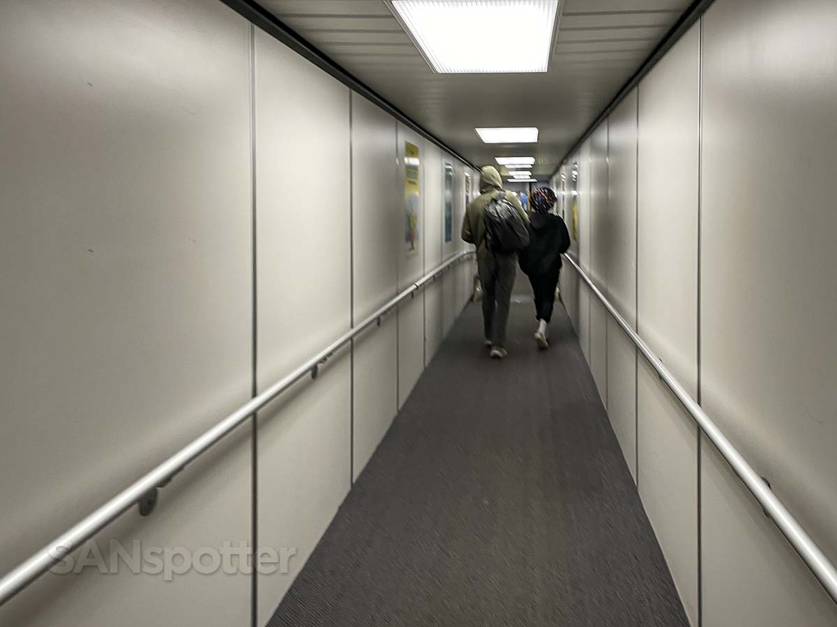 Gate D12 jet bridge DTW