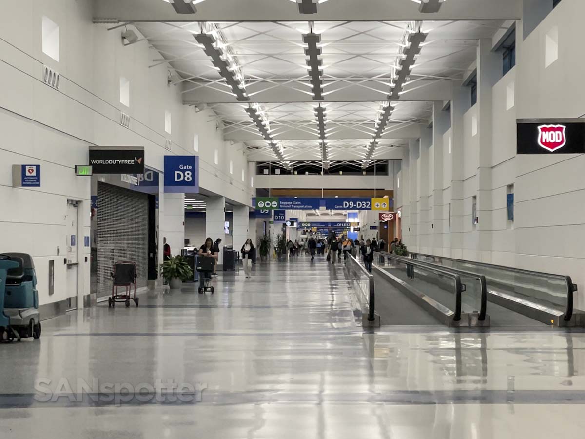 Inside the evans terminal DTW