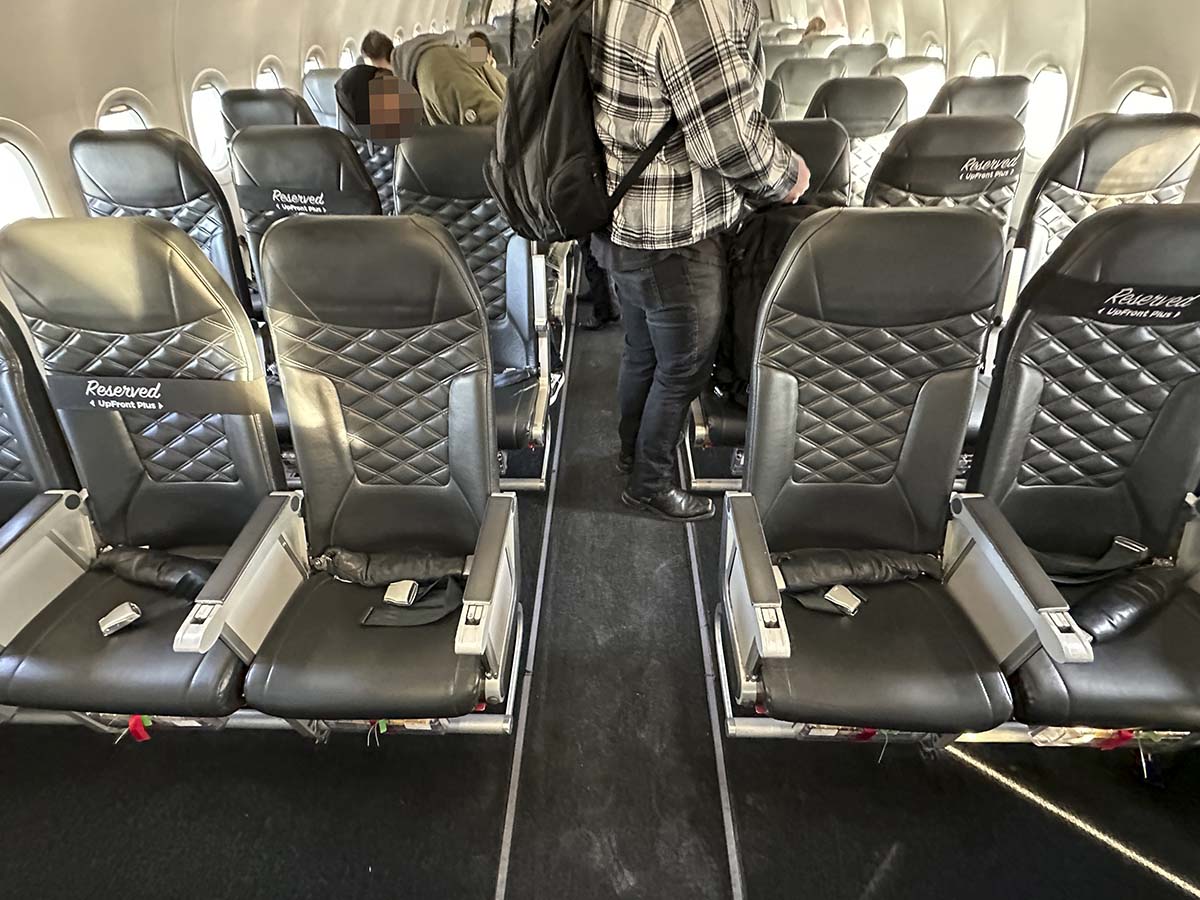 Frontier Airlines A321 UpFront Plus cabin