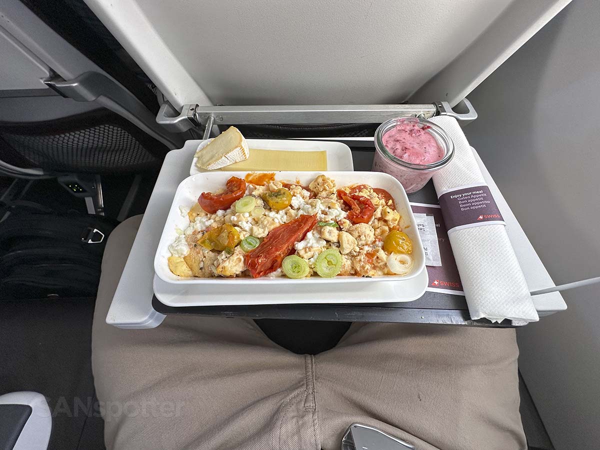 My breakfast in Swiss A320neo business class