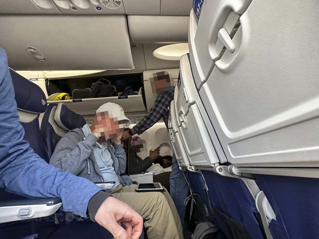 Southwest Airlines 737 MAX 8 extra legroom seats row 2 passengers