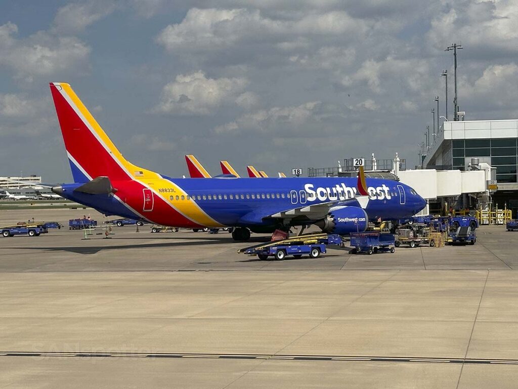Southwest Airlines gates at dallas love field