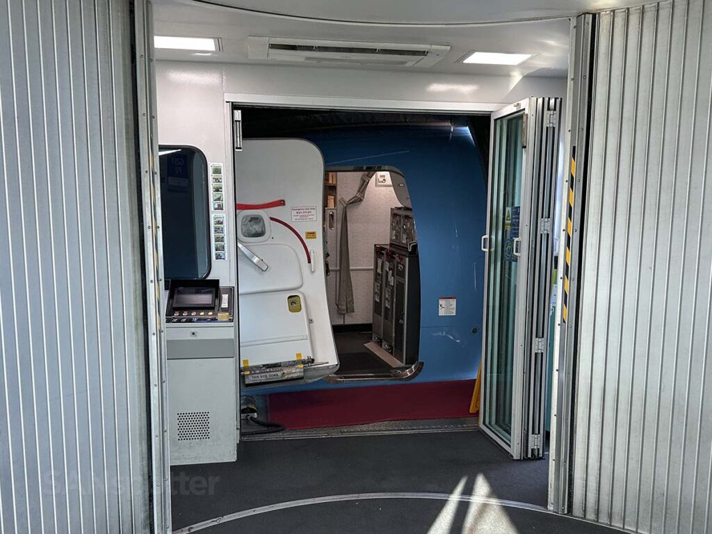 Korean Air 737 MAX 8 forward boarding door