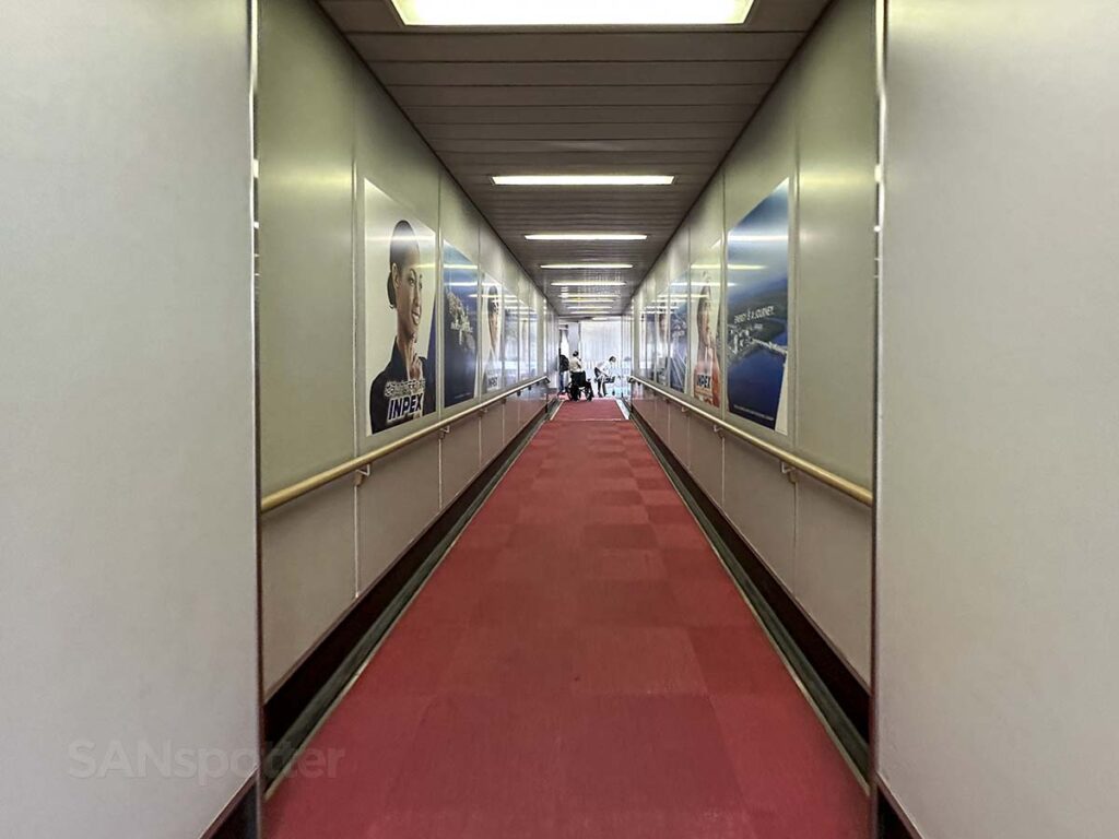 Jet bridge of gate 26 terminal 1 Narita airport