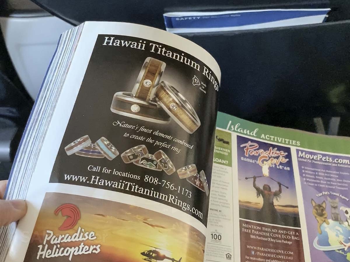 Thumbing through the ALASKA BEYOND in flight magazine December 2018