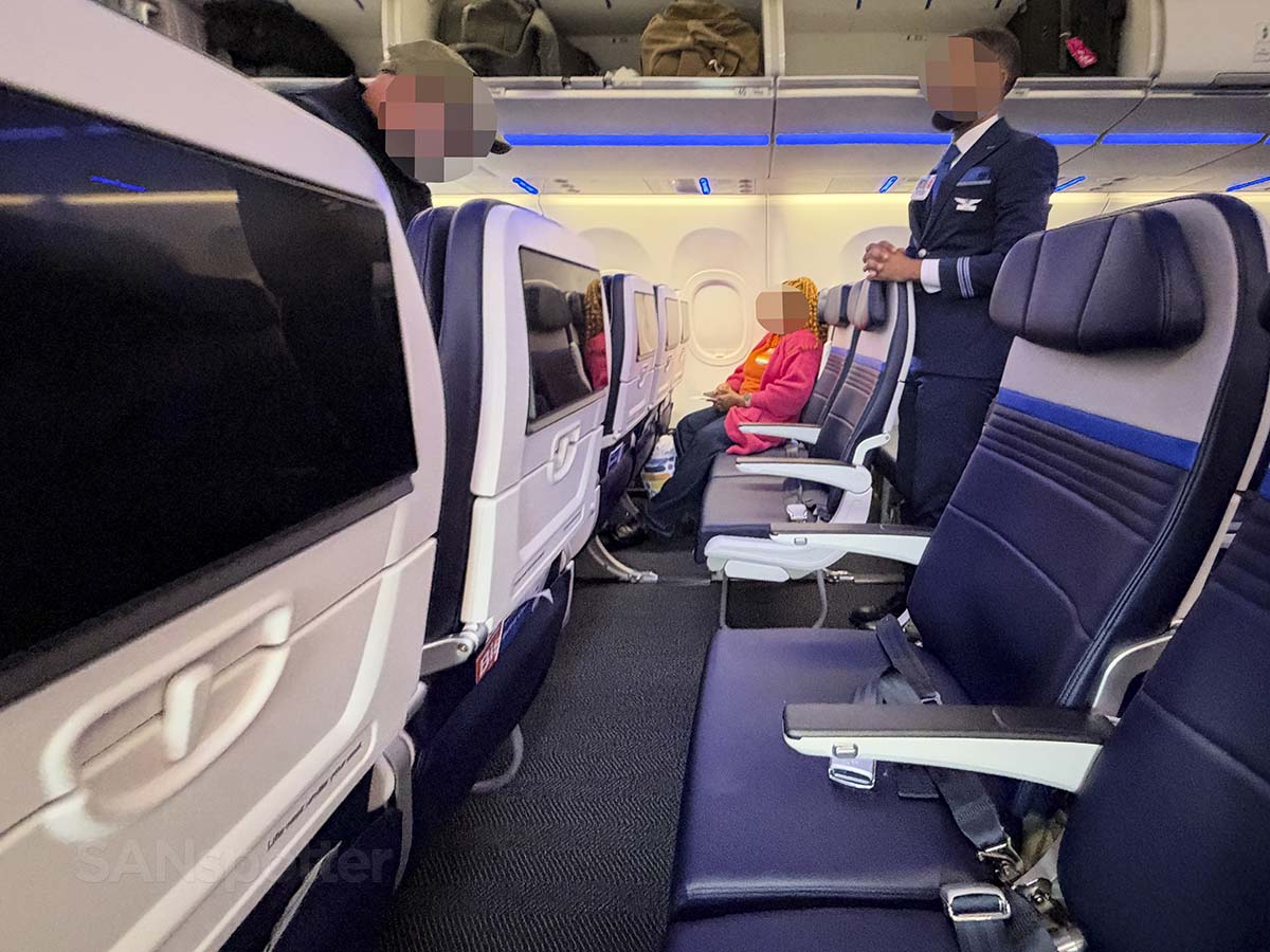 United Airlines A321XLR economy row 40